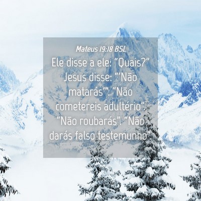 Picture 04 - Mateus 19:18 BSL - Ele disse a ele: “Quais?” Jesus disse: - Bible Verse Picture
