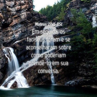 Picture 04 - Mateus 22:15 BSL - Em seguida, os fariseus foram e se aconselharam - Bible Verse Picture
