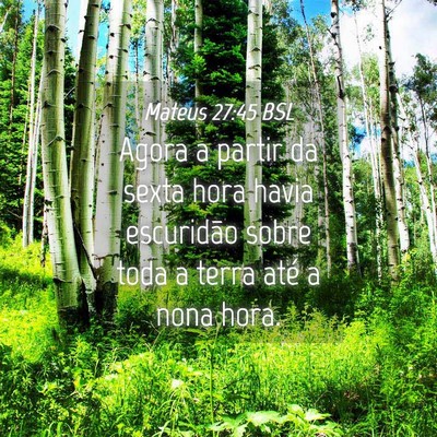 Picture 04 - Mateus 27:45 BSL - Agora a partir da sexta hora havia escuridão - Bible Verse Picture
