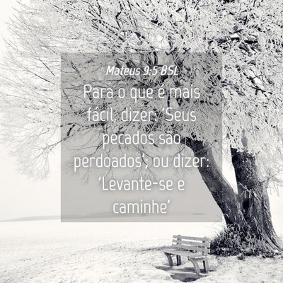 Picture 04 - Mateus 9:5 BSL - Para o que é mais fácil, dizer: 'Seus pecados - Bible Verse Picture