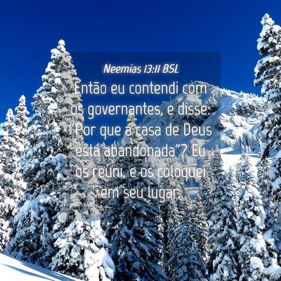 Picture 04 - Neemias 13:11 BSL - Então eu contendi com os governantes, e disse: - Bible Verse Picture