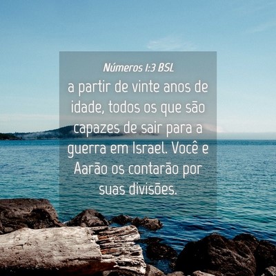 Picture 04 - Números 1:3 BSL - a partir de vinte anos de idade, todos os que - Bible Verse Picture