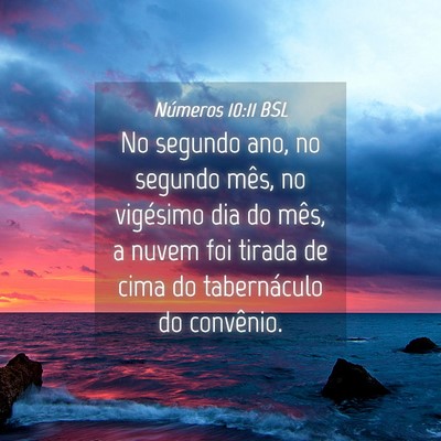 Picture 04 - Números 10:11 BSL - No segundo ano, no segundo mês, no vigésimo dia - Bible Verse Picture