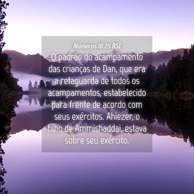Picture 04 - Números 10:25 BSL - O padrão do acampamento das crianças de Dan, - Bible Verse Picture