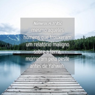 Picture 04 - Números 14:37 BSL - mesmo aqueles homens que trouxeram um relatório - Bible Verse Picture
