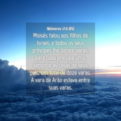 Picture 04 - Números 17:6 BSL - Moisés falou aos filhos de Israel; e todos os - Bible Verse Picture