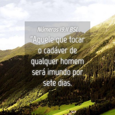 Picture 04 - Números 19:11 BSL - “Aquele que tocar o cadáver de qualquer homem - Bible Verse Picture