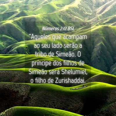 Picture 04 - Números 2:12 BSL - “Aqueles que acampam ao seu lado serão a tribo - Bible Verse Picture
