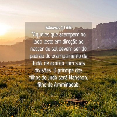 Picture 04 - Números 2:3 BSL - “Aqueles que acampam no lado leste em direção - Bible Verse Picture