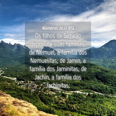 Picture 04 - Números 26:12 BSL - Os filhos de Simeão depois de suas famílias: de - Bible Verse Picture