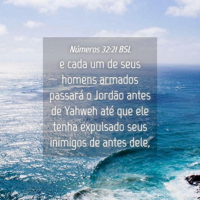 Picture 04 - Números 32:21 BSL - e cada um de seus homens armados passará o - Bible Verse Picture