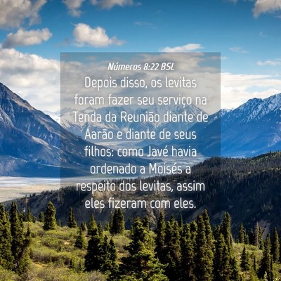 Picture 04 - Números 8:22 BSL - Depois disso, os levitas foram fazer seu serviço - Bible Verse Picture