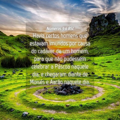 Picture 04 - Números 9:6 BSL - Havia certos homens que estavam imundos por causa - Bible Verse Picture