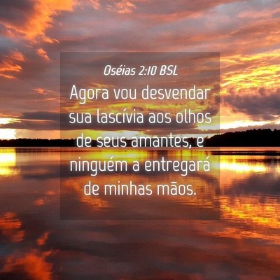 Picture 04 - Oséias 2:10 BSL - Agora vou desvendar sua lascívia aos olhos de - Bible Verse Picture