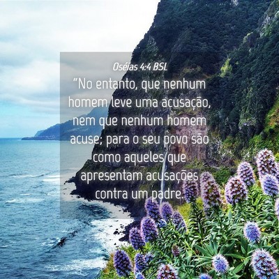 Picture 04 - Oséias 4:4 BSL - “No entanto, que nenhum homem leve uma - Bible Verse Picture