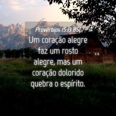 Picture 04 - Provérbios 15:13 BSL - Um coração alegre faz um rosto alegre, mas um - Bible Verse Picture