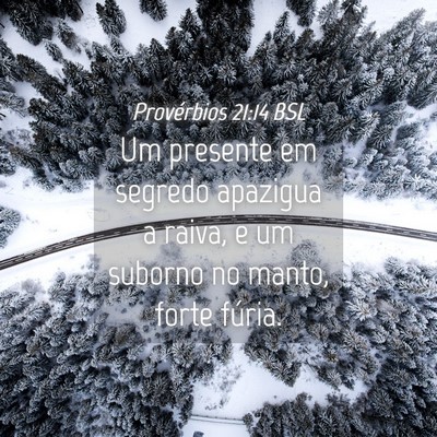 Picture 04 - Provérbios 21:14 BSL - Um presente em segredo apazigua a raiva, e um - Bible Verse Picture