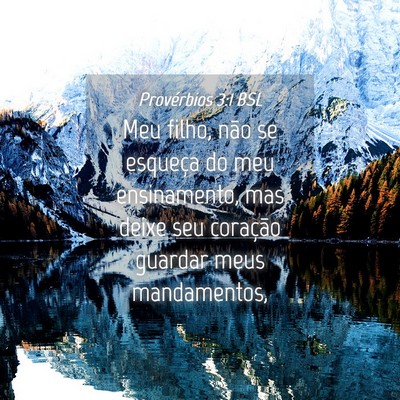 Picture 04 - Provérbios 3:1 BSL - Meu filho, não se esqueça do meu ensinamento, - Bible Verse Picture