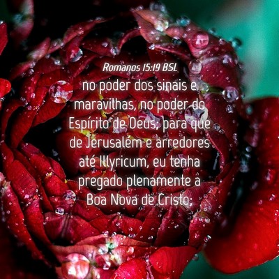 Picture 04 - Romanos 15:19 BSL - no poder dos sinais e maravilhas, no poder do - Bible Verse Picture