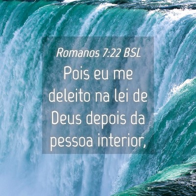 Picture 04 - Romanos 7:22 BSL - Pois eu me deleito na lei de Deus depois da - Bible Verse Picture