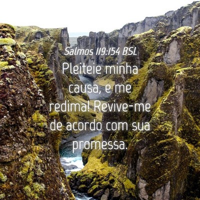 Picture 04 - Salmos 119:154 BSL - Pleiteie minha causa, e me redima! Revive-me de - Bible Verse Picture