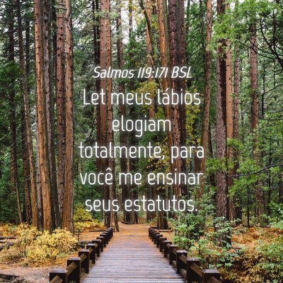 Picture 04 - Salmos 119:171 BSL - Let meus lábios elogiam totalmente, para você - Bible Verse Picture