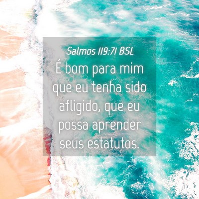 Picture 04 - Salmos 119:71 BSL - É bom para mim que eu tenha sido afligido, que - Bible Verse Picture