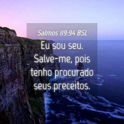 Picture 04 - Salmos 119:94 BSL - Eu sou seu. Salve-me, pois tenho procurado seus - Bible Verse Picture