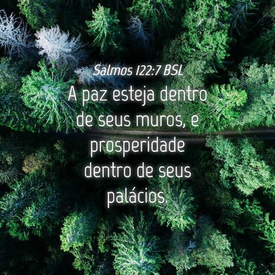 Picture 04 - Salmos 122:7 BSL - A paz esteja dentro de seus muros, e prosperidade - Bible Verse Picture