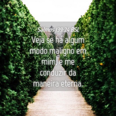 Picture 04 - Salmos 139:24 BSL - Veja se há algum modo maligno em mim, e me - Bible Verse Picture