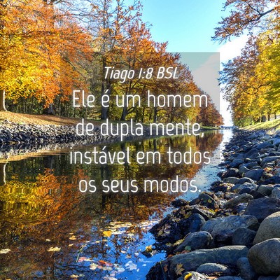 Picture 04 - Tiago 1:8 BSL - Ele é um homem de dupla mente, instável em - Bible Verse Picture
