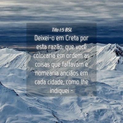 Picture 04 - Tito 1:5 BSL - Deixei-o em Creta por esta razão, que você - Bible Verse Picture