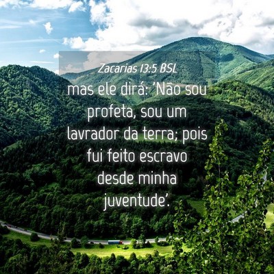 Picture 04 - Zacarias 13:5 BSL - mas ele dirá: 'Não sou profeta, sou um lavrador - Bible Verse Picture