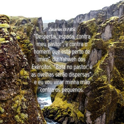 Picture 04 - Zacarias 13:7 BSL - “Despertai, espada, contra meu pastor”, e - Bible Verse Picture