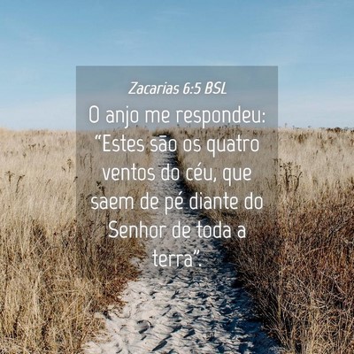 Picture 04 - Zacarias 6:5 BSL - O anjo me respondeu: “Estes são os quatro - Bible Verse Picture