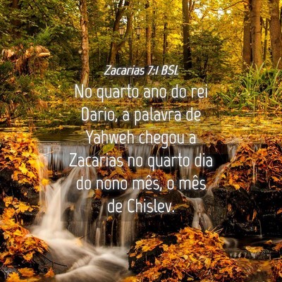 Picture 04 - Zacarias 7:1 BSL - No quarto ano do rei Dario, a palavra de Yahweh - Bible Verse Picture