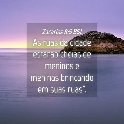 Picture 04 - Zacarias 8:5 BSL - As ruas da cidade estarão cheias de meninos e - Bible Verse Picture