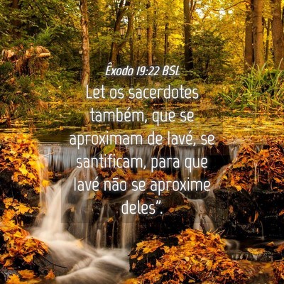 Picture 04 - Êxodo 19:22 BSL - Let os sacerdotes também, que se aproximam de - Bible Verse Picture