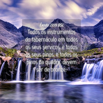 Picture 04 - Êxodo 27:19 BSL - Todos os instrumentos do tabernáculo em todos os - Bible Verse Picture