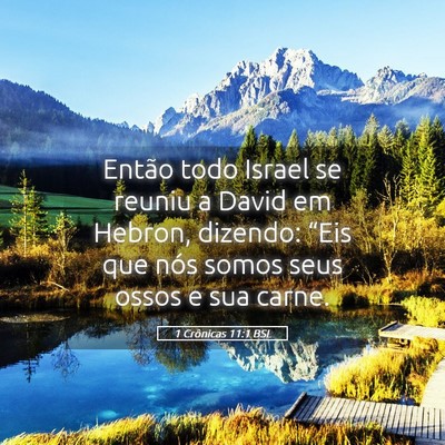 Picture 05 - 1 Crônicas 11:1 BSL - Então todo Israel se reuniu a David em Hebron, - Bible Verse Picture