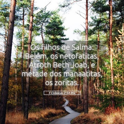 Picture 05 - 1 Crônicas 2:54 BSL - Os filhos de Salma: Belém, os netofatitas, - Bible Verse Picture