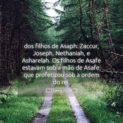 Picture 05 - 1 Crônicas 25:2 BSL - dos filhos de Asaph: Zaccur, Joseph, Nethaniah, e - Bible Verse Picture