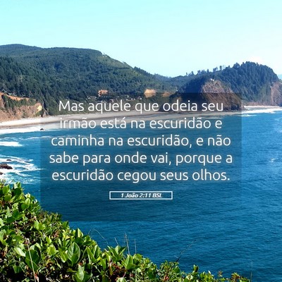 Picture 05 - 1 João 2:11 BSL - Mas aquele que odeia seu irmão está na - Bible Verse Picture