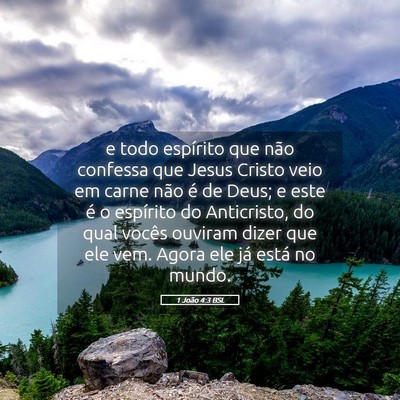 Picture 05 - 1 João 4:3 BSL - e todo espírito que não confessa que Jesus - Bible Verse Picture