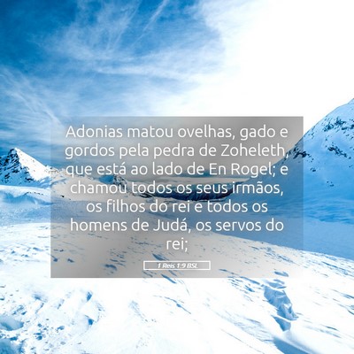 Picture 05 - 1 Reis 1:9 BSL - Adonias matou ovelhas, gado e gordos pela pedra - Bible Verse Picture