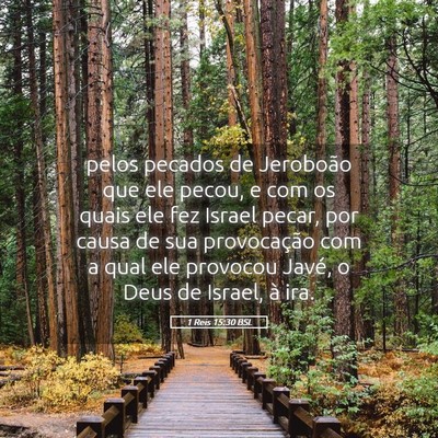 Picture 05 - 1 Reis 15:30 BSL - pelos pecados de Jeroboão que ele pecou, e com - Bible Verse Picture