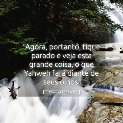 Picture 05 - 1 Samuel 12:16 BSL - “Agora, portanto, fique parado e veja esta - Bible Verse Picture