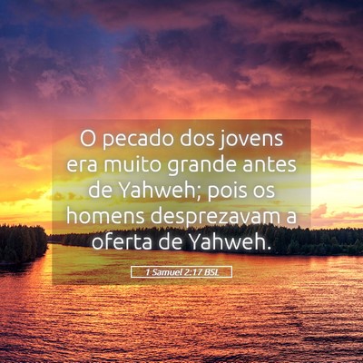 Picture 05 - 1 Samuel 2:17 BSL - O pecado dos jovens era muito grande antes de - Bible Verse Picture