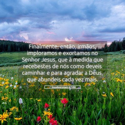 Picture 05 - 1 Tessalonicenses 4:1 BSL - Finalmente, então, irmãos, imploramos e - Bible Verse Picture