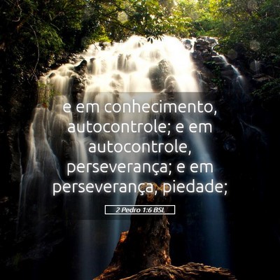 Picture 05 - 2 Pedro 1:6 BSL - e em conhecimento, autocontrole; e em - Bible Verse Picture